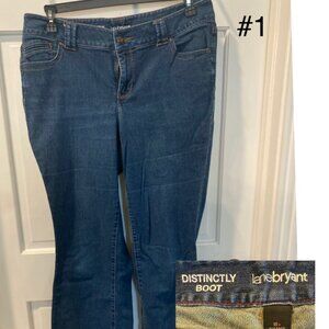 Lane Bryant Distinctly Boot Jeans 16 average